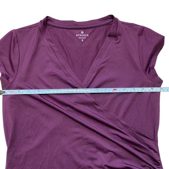 Athleta Faux Wrap Dress in Purple Women’s Size Small - Picture 6 of 7
